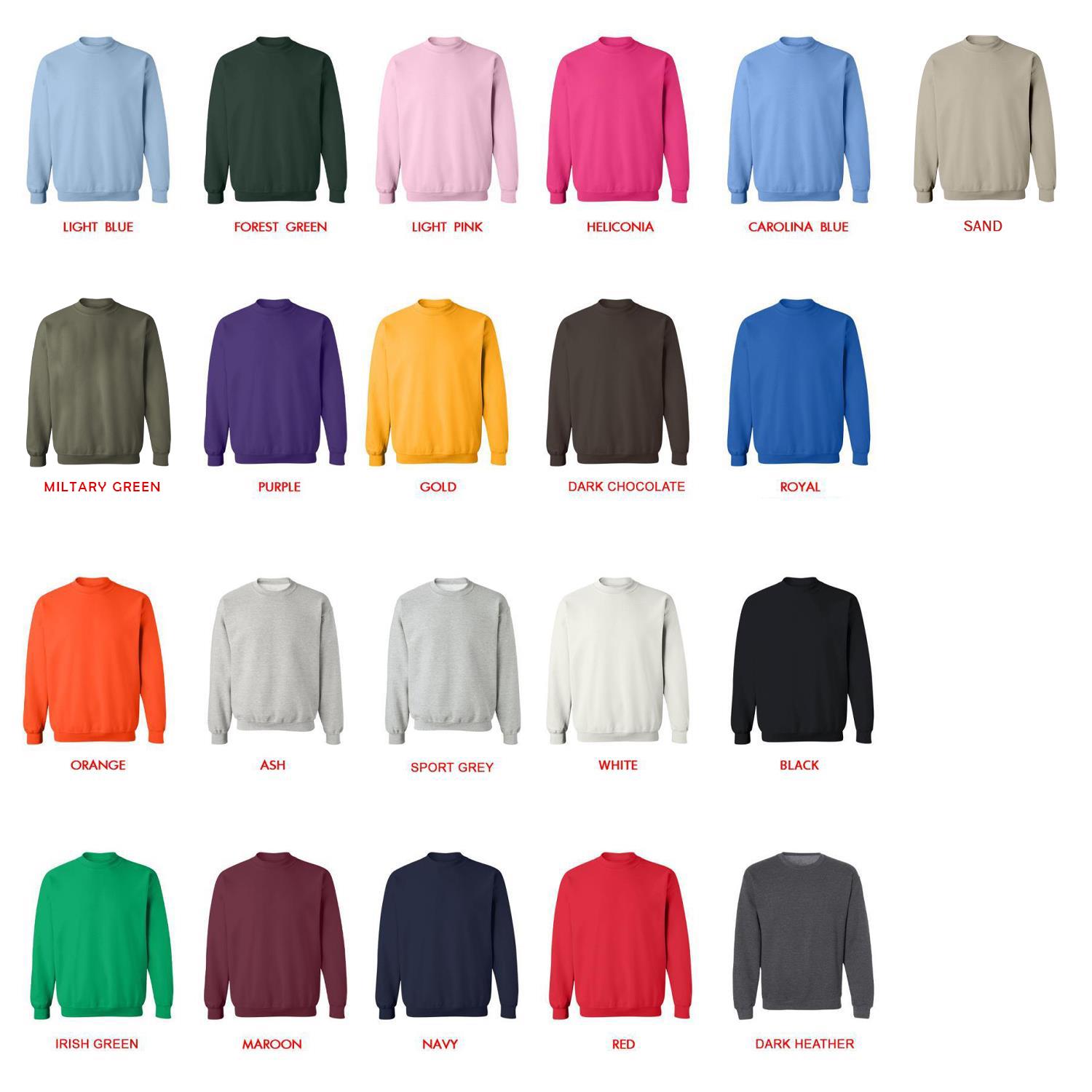 sweatshirt color chart - Drake UK Shop