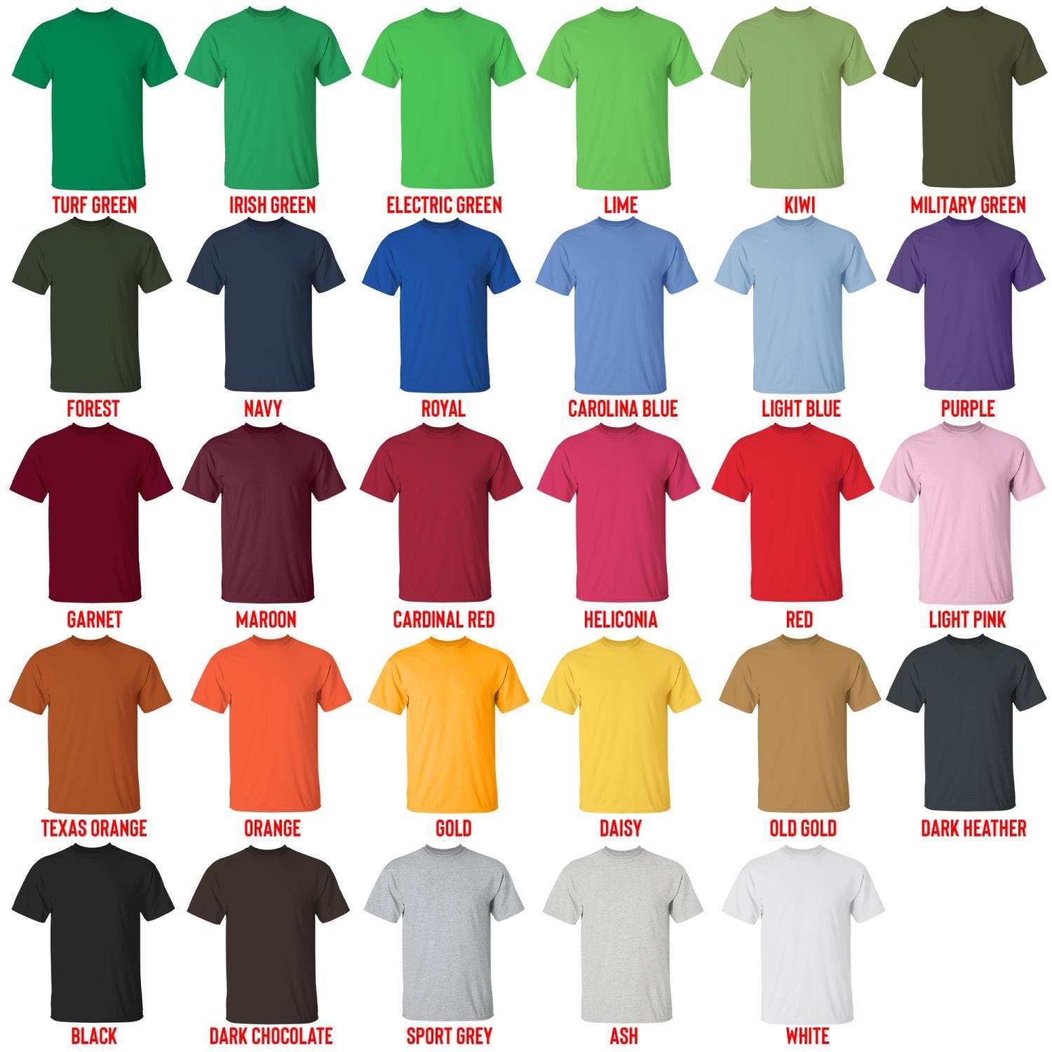 t shirt color chart - Drake UK Shop