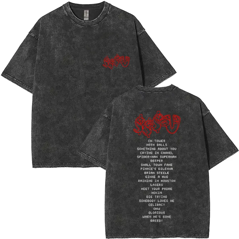 Rapper Drake Classic Mineral Wash T-Shirt