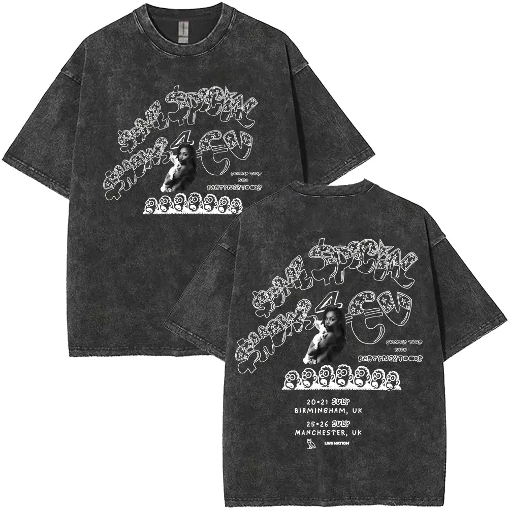 Rapper Drake Aesthetic Mineral Wash T-Shirt