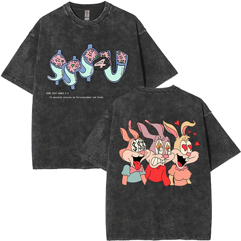 Drake Sketch Mineral Wash T-Shirt