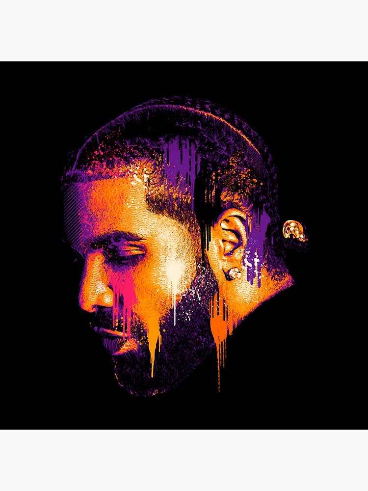 Hip Hop Drake Vintage Throw Pillow - Image 2