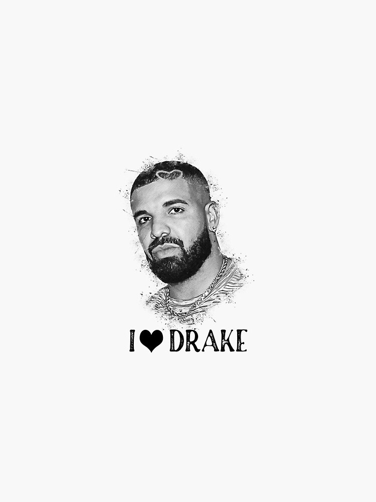 I Love Drake Shower Curtain - Image 2