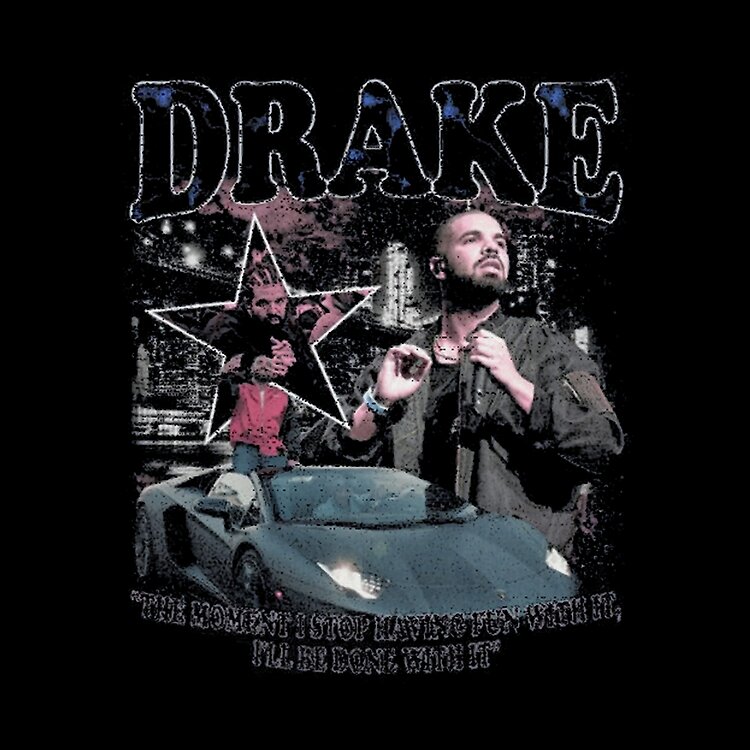 Hip Hop Drake Performer Tote Bag - Image 2
