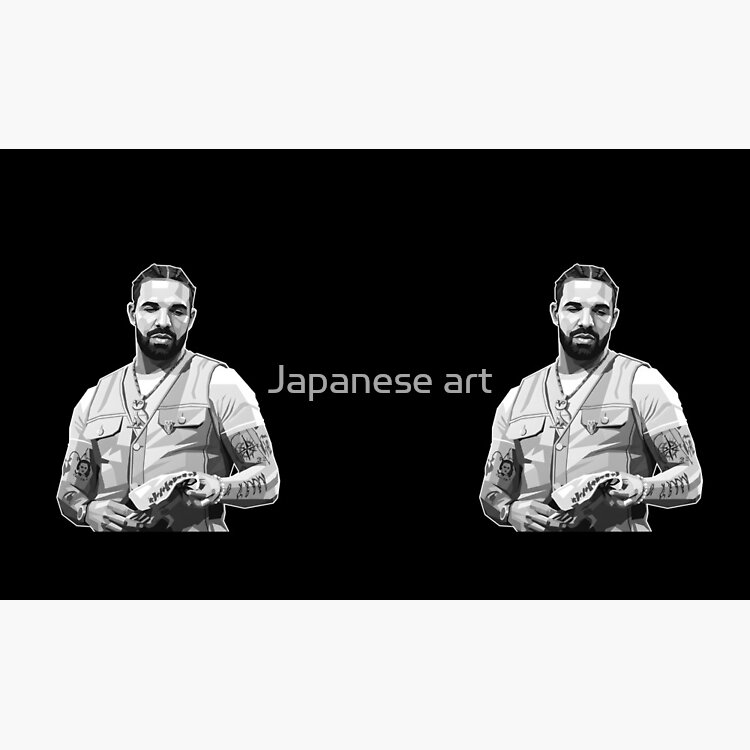 Drake Grayscale Mug - Image 2