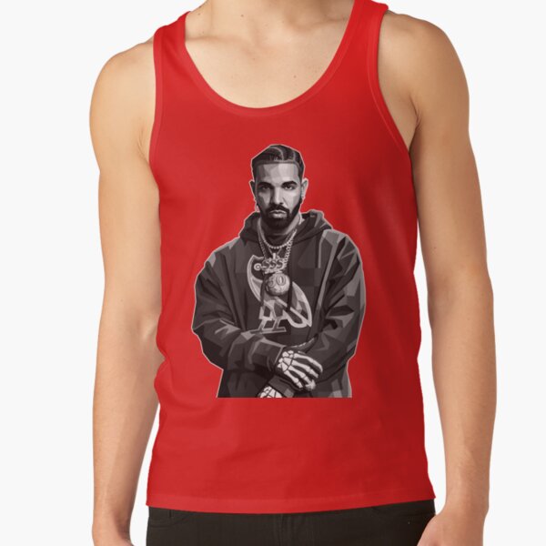 Drake Grayscale Tank Top - Image 4