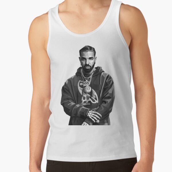 Drake Grayscale Tank Top - Image 2