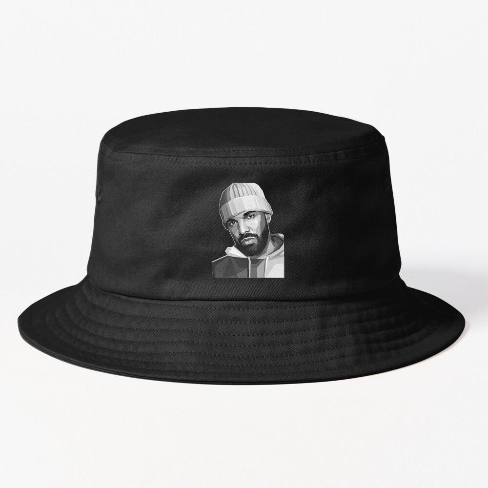 Drake Grayscale Bucket Hat
