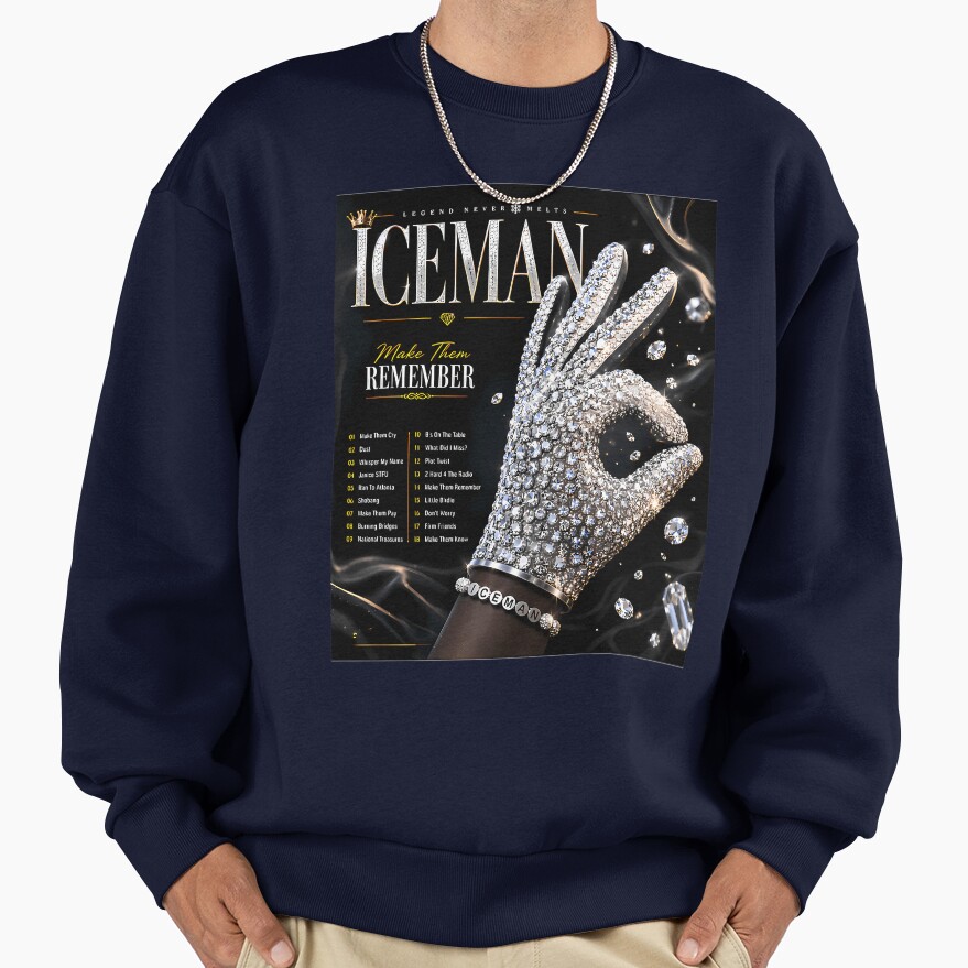 Make Them Remember Iceman Album Drake Sweatshirt - Image 5