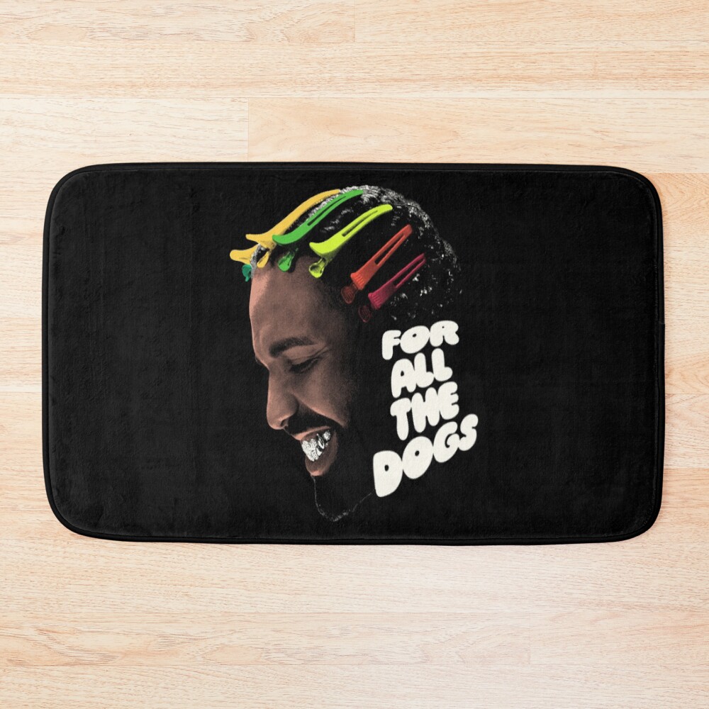 For All The Dogs Drake Head Bath Mat