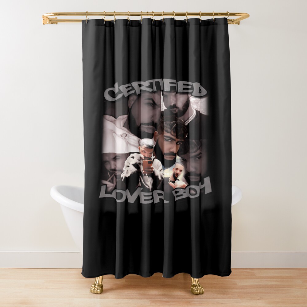 Bbl Drake Minimal Shower Curtain