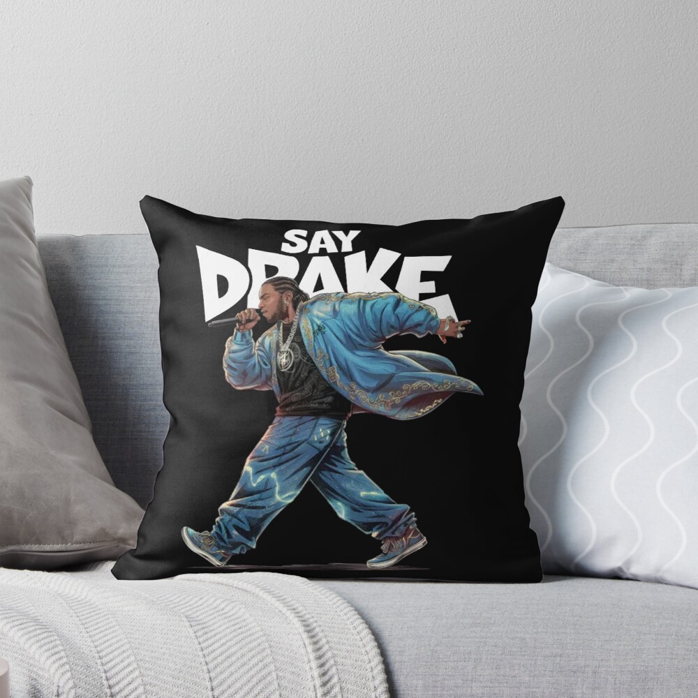 Hip Hop Drake Fashion Throw Pillow