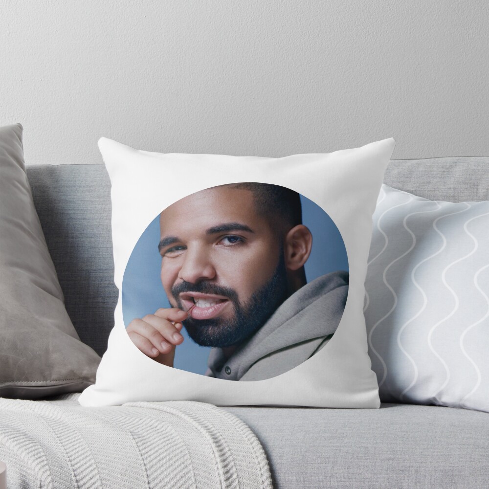 Drake Rapper Energy Throw Pillow
